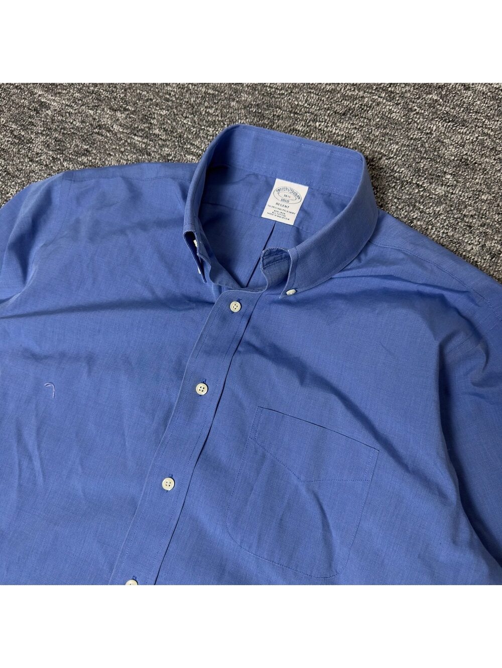 Brooks Brothers Regent Short Sleeve Button-Down Shirt 16.5